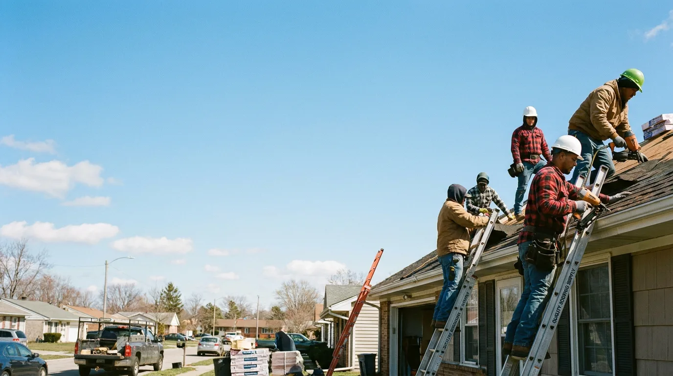 Roofing in Bicknell, IN near me